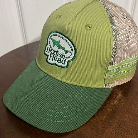 🔥🔥 Vintage DOGFISH HEAD Fishing Trucker Style Mesh Snapback Hat - PERFECT - Picture 2 of 8